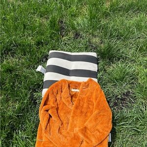Molly Green Cozy Orange Faux Fur Jacket